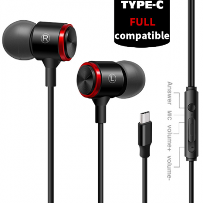  E3T愉悦type c接口游戏入耳式耳机