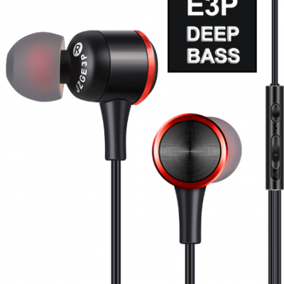 E3P有线带麦线控安卓HIFI监听耳塞耳机